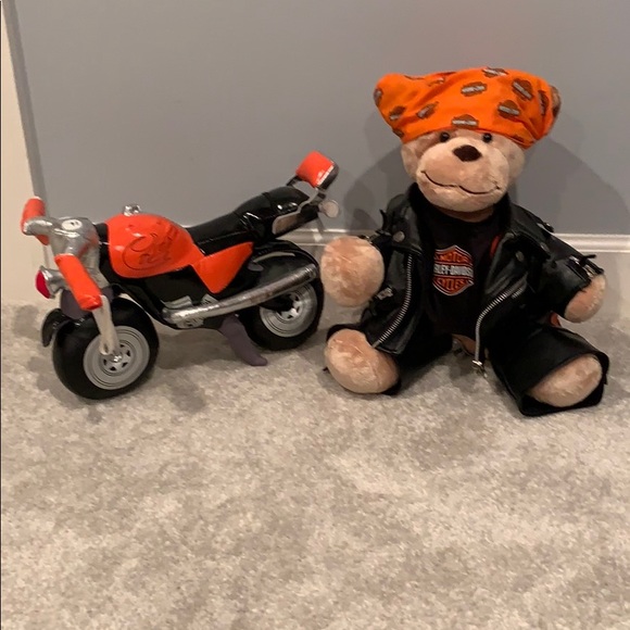 Build A Bear Harley Davidson Bear 